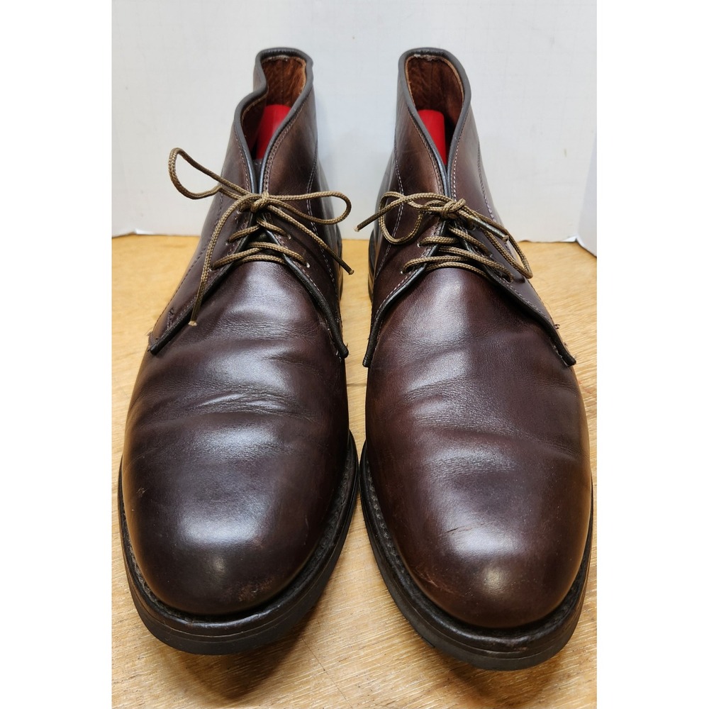 Allen Edmonds Malvern Brown Leather Chukka Boots Mens 10.5 D 9161 USA Made